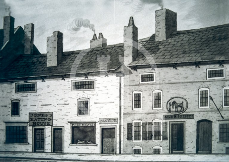 Jones Eating House, Dale Street, 1830